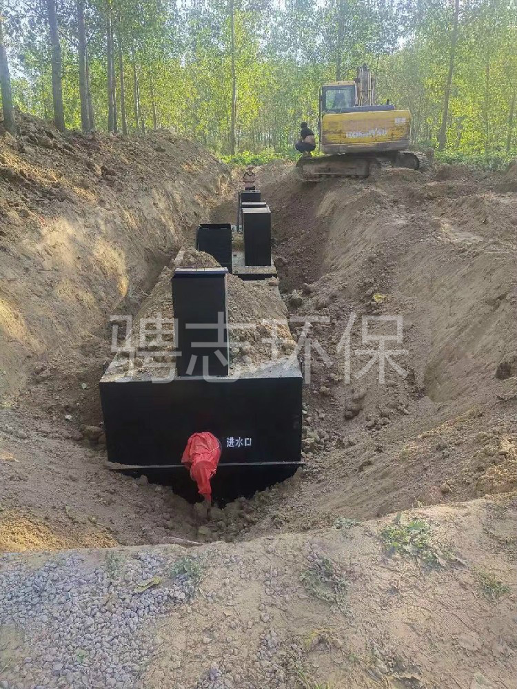 污水處理設備施工現場